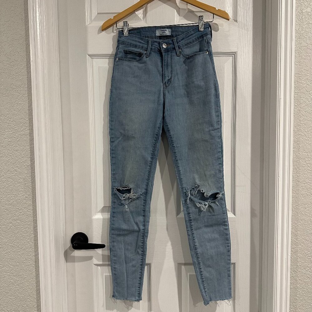 Denizen By LEVI'S Women's High Rise Skinny Stretch Jeans Size 27 | Good | Light